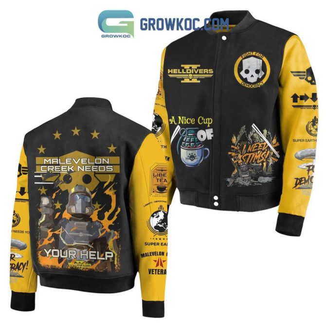 Exclusive Helldivers Bomber Jacket – Bold Design & Premium Quality For Gamers