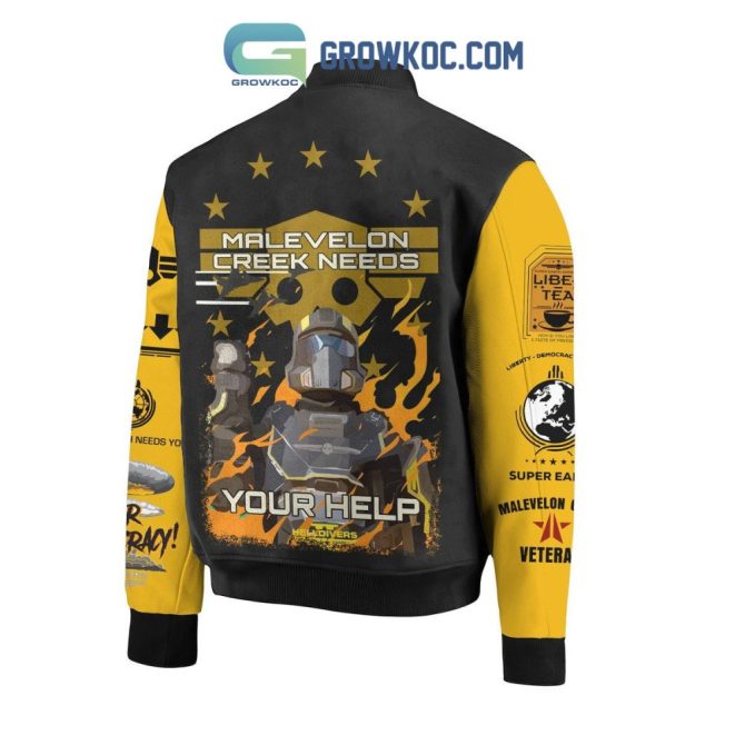 Exclusive Helldivers Bomber Jacket – Bold Design & Premium Quality For Gamers - Image 3