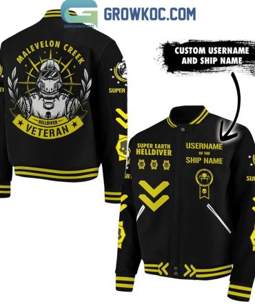Customizable Helldiver Veteran Jacket - Add Your Username & Ship Name - Unique Gamer Gift