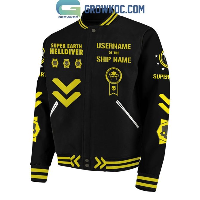 Customizable Helldiver Veteran Jacket - Add Your Username & Ship Name - Unique Gamer Gift - Image 2