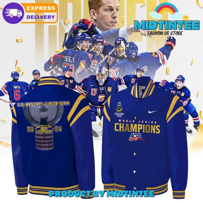 2024 Usa Hockey Champions Jacket - Limited Edition Junior Team Apparel , Fast Delivery