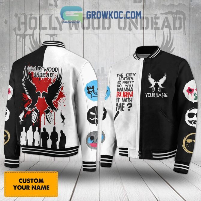 Customizable Hollywood Undead Bomber Jacket - Unique Design & Personalized Name Option
