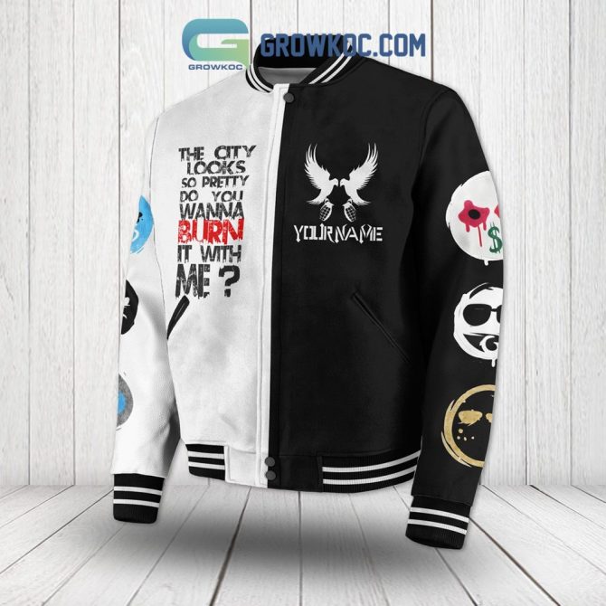 Customizable Hollywood Undead Bomber Jacket - Unique Design & Personalized Name Option - Image 2