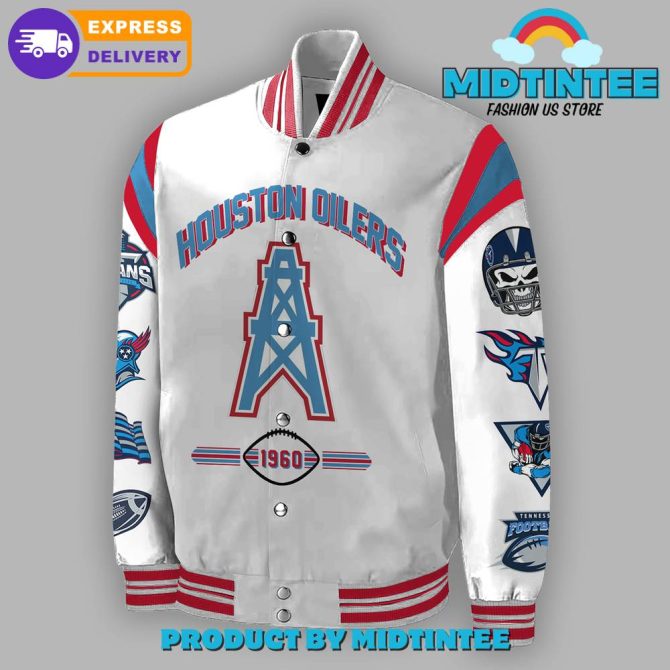 Houston Oilers Are Back Baseball Jacket - Image 2