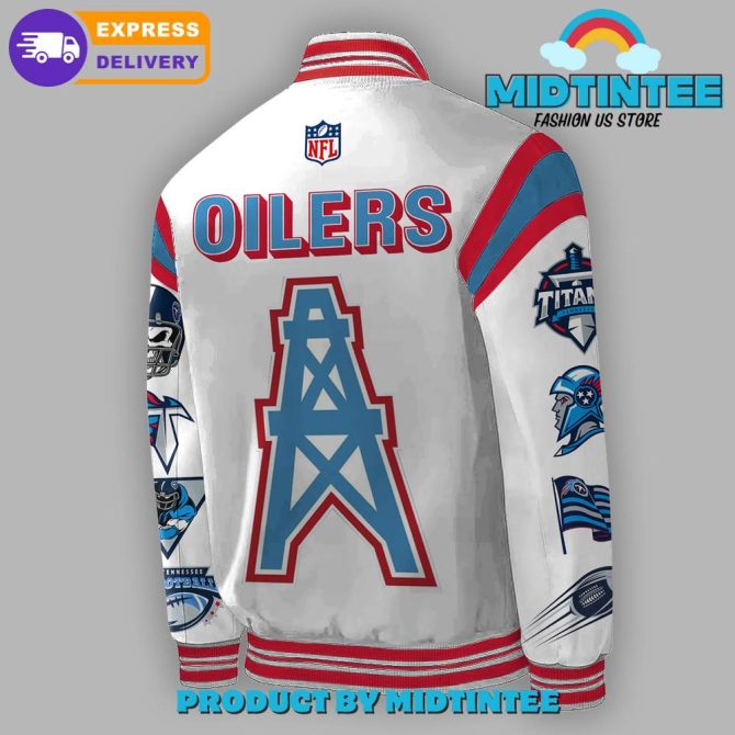 Houston Oilers Are Back Baseball Jacket - Image 3