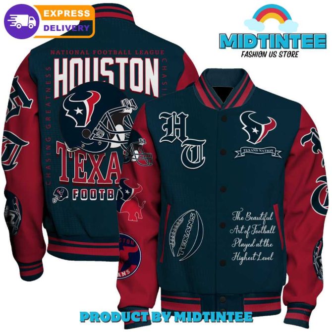 Exclusive Houston Texans Varsity Jacket - Stylish Game Day Gear For Fans , Fast Delivery