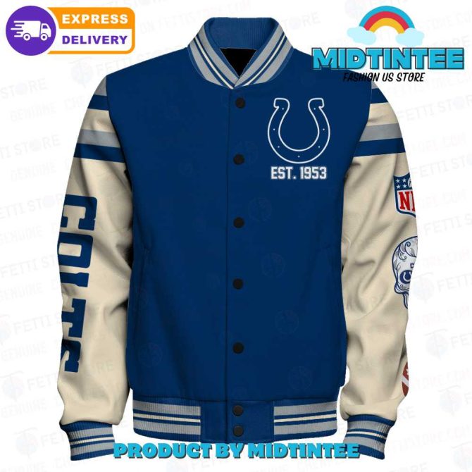 Indianapolis Colts Super Bowl Varsity Jacket - Authentic Nfl Fan Gear, Fast Delivery! - Image 2