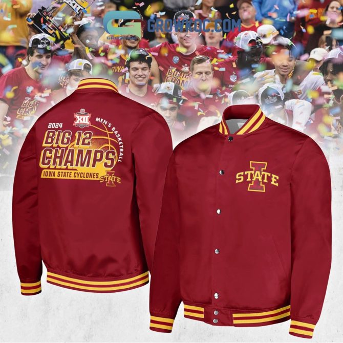 Iowa State Cyclones 2024 Big 12 Champs Jacket - Celebrate In Style!