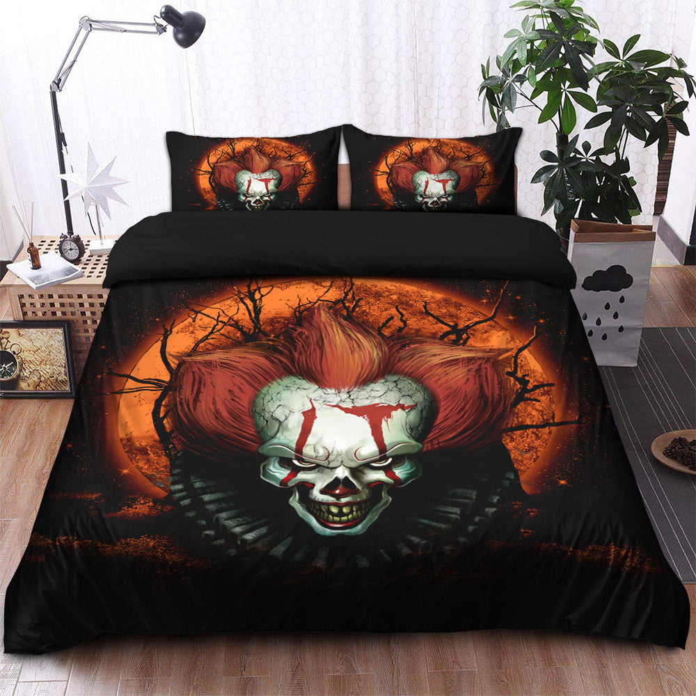 It Pennywise Moonlight Bedding Set Duvet Cover And 2 Pillowcases - Image 2