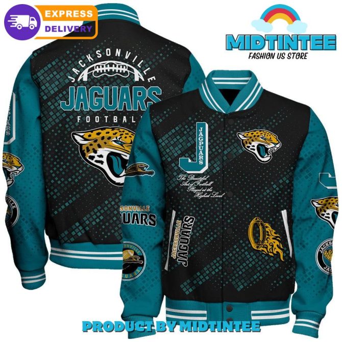 Jacksonville Jaguars 2024 Nfl Pattern Baseball Jacket