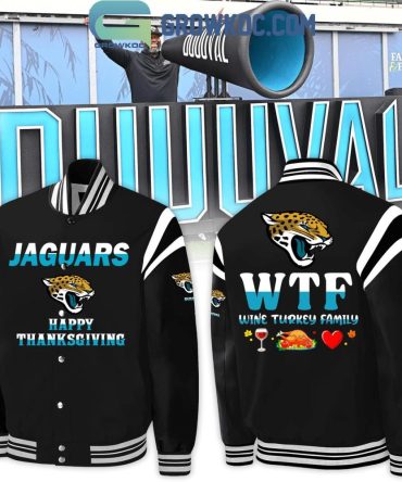 Jacksonville Jaguars Thanksgiving Jacket – Perfect Gift For Football Fans!