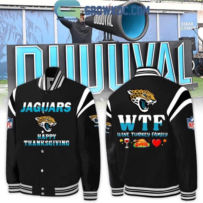 Jacksonville Jaguars Thanksgiving Jacket – Perfect Gift For Football Fans!