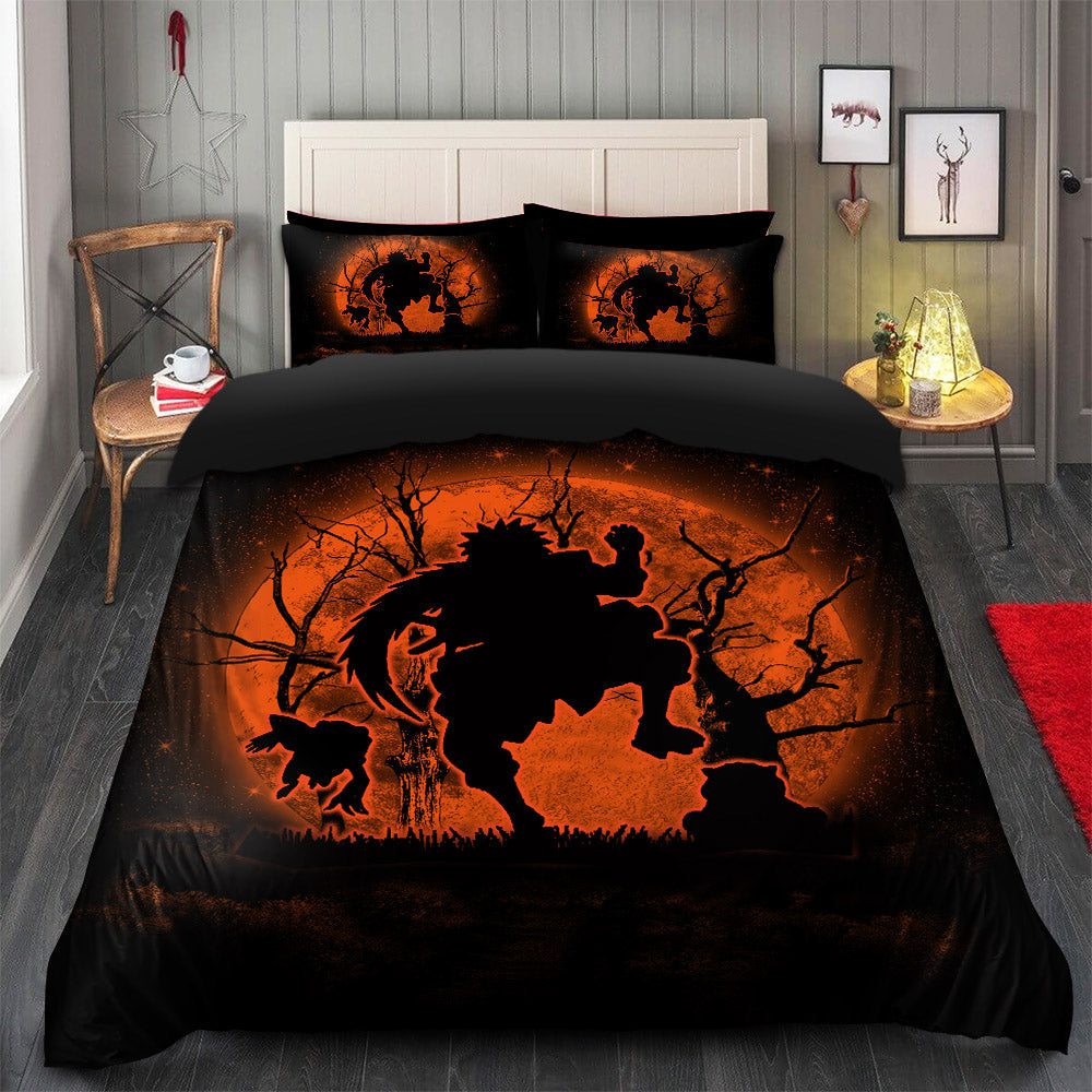 Jiraiya Moonlight Bedding Set Duvet Cover And 2 Pillowcases