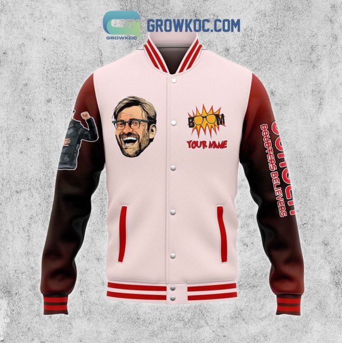 Customizable Jurgen Kloop Varsity Jacket – Unique Graphic Design & Personalized Name - Image 4