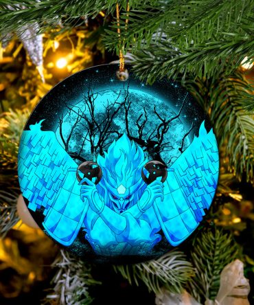 Kakashi Perfect Susano Moonlight Ceramic Circle Ornament Perfect Gift For Christmas Holiday