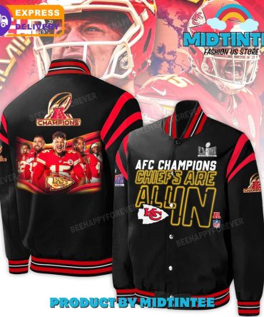 Afc Champions Chiefs Jacket - Bold Design, Perfect Gift For Fans - Fast Shipping!