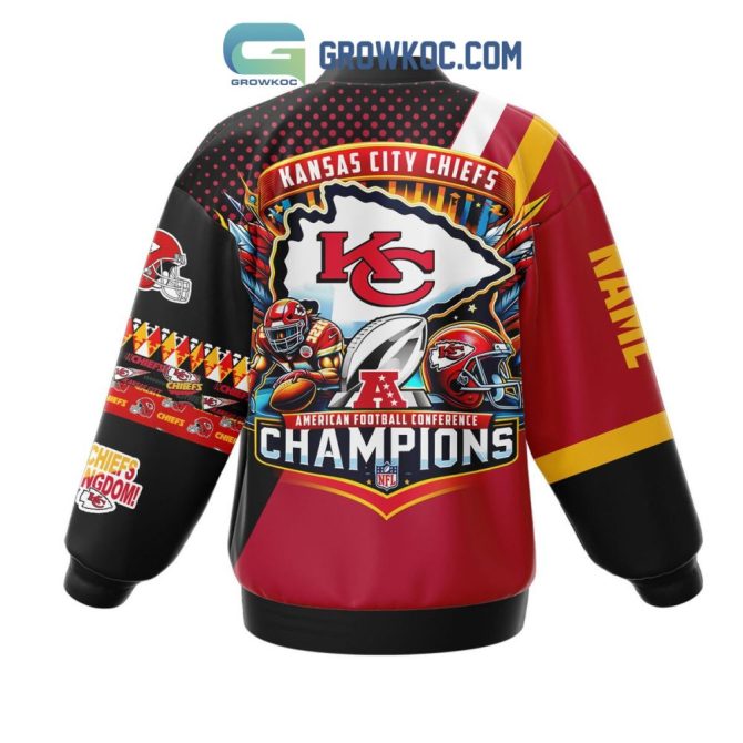 Kansas City Chiefs Customizable Champions Jacket – Personalize Your Own Nfl Fan Gear! - Image 3