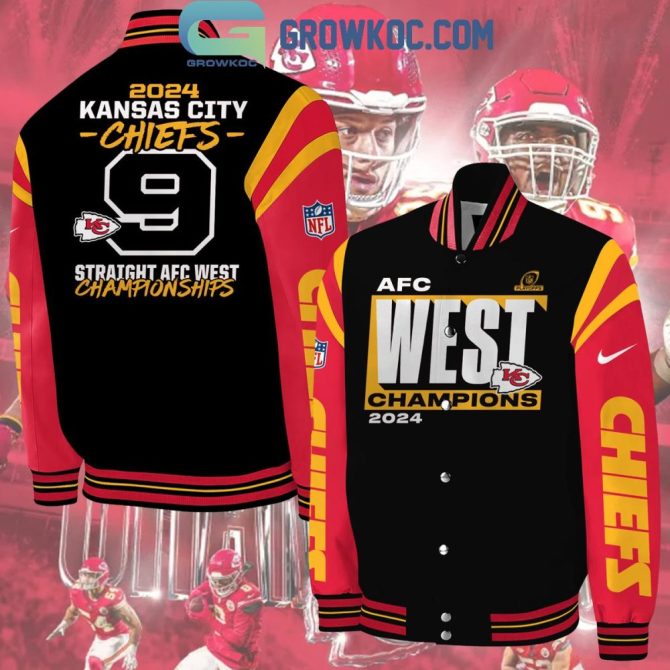 Kansas City Chiefs 2024 Afc West Champions Jacket - Limited Edition Fan Gear
