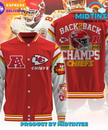Chiefs Back2Back Champs Jacket 2022-2023 – Limited Edition Varsity Style, Fast Shipping