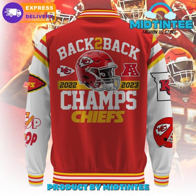 Chiefs Back2Back Champs Jacket 2022-2023 – Limited Edition Varsity Style, Fast Shipping - Image 2