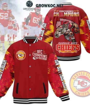 Limited Edition Kansas City Chiefs Afc Champions Varsity Jacket - Celebrate In Style!