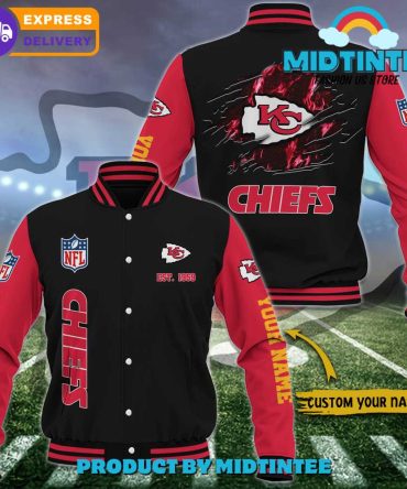 Customizable Chiefs Varsity Jacket – Nfl Fan Gear With Fast Delivery