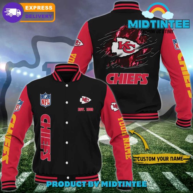 Customizable Chiefs Varsity Jacket – Nfl Fan Gear With Fast Delivery