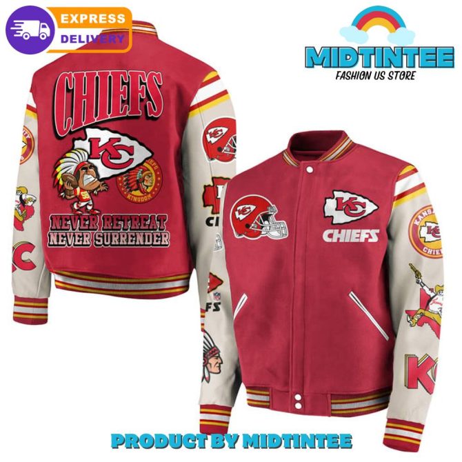 Chiefs Varsity Jacket – Limited Edition, Fast Delivery, Show Your Team Pride!
