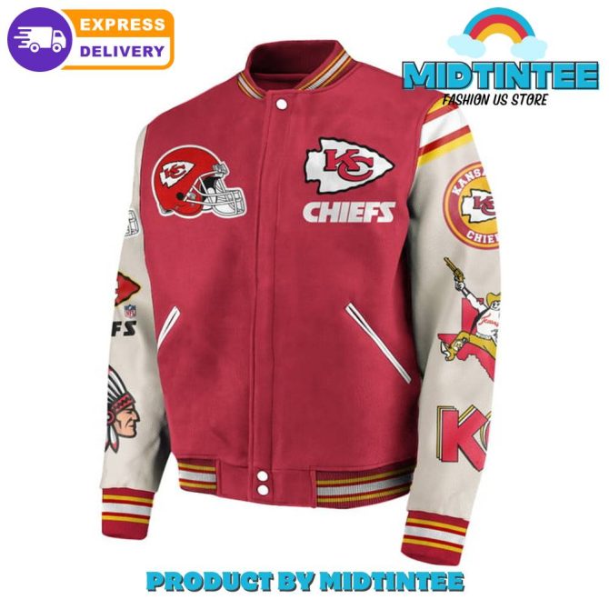 Chiefs Varsity Jacket – Limited Edition, Fast Delivery, Show Your Team Pride! - Image 2