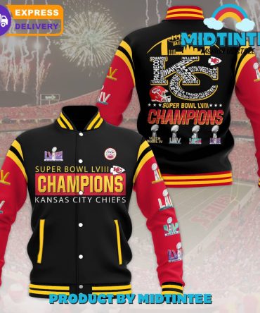 Kansas City Chiefs Super Bowl Lviii Champions Varsity Jacket