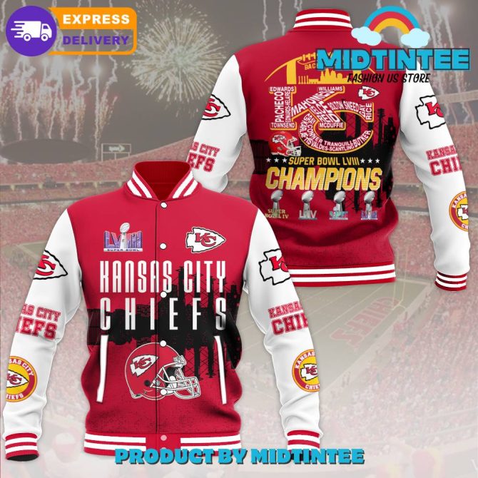Kansas City Chiefs Super Bowl Lviii Varsity Jacket