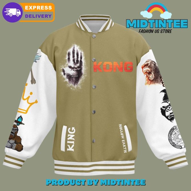Kong Varsity Jacket - Protector Of Humanity Design , Fast Shipping , Midtintee Fashion - Image 2