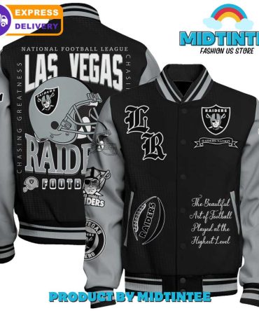 Las Vegas Raiders Varsity Jacket - Stylish Nfl Fan Apparel With Express Delivery