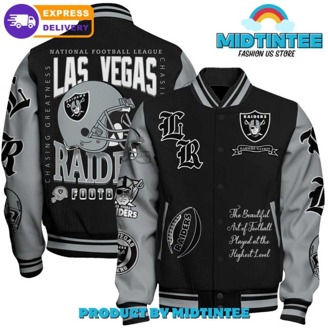 Las Vegas Raiders Varsity Jacket - Stylish Nfl Fan Apparel With Express Delivery