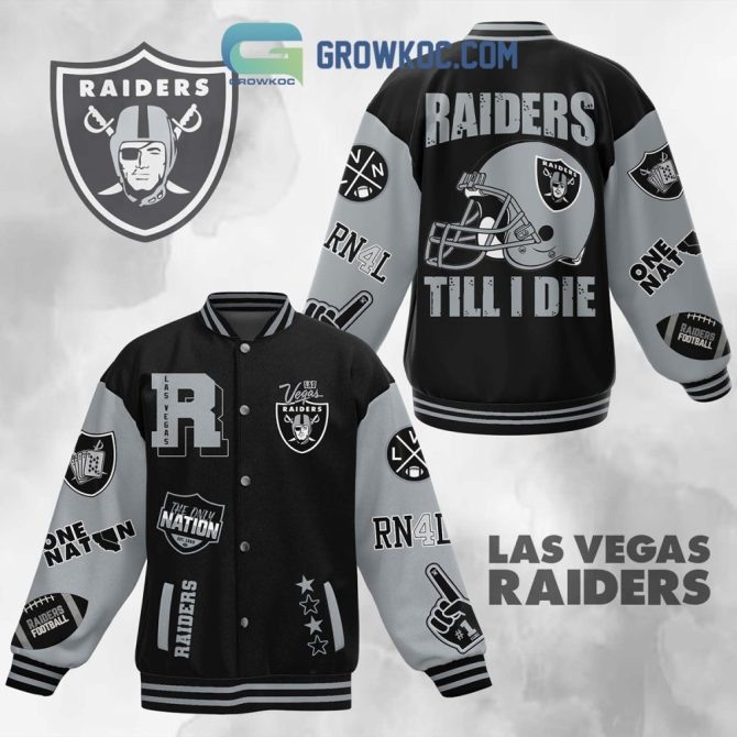 Las Vegas Raiders Varsity Jacket – Ultimate Fan Gear, Stylish & Warm For Game Day!
