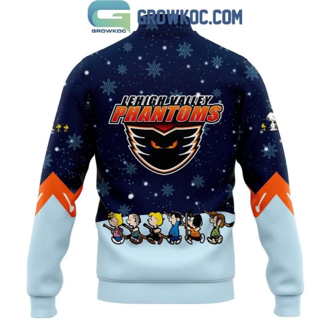 Limited Edition Peanuts X Phantoms Holiday Jacket – Unisex Winter Warmth & Style - Image 3