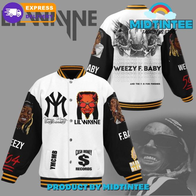 Exclusive Lil Wayne Varsity Jacket - Hip Hop Style With Iconic Graphics - Fast Shipping