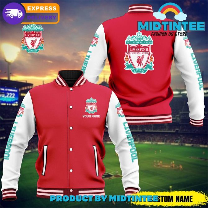 Liverpool Fc Custom Varsity Jacket – Personalized Fan Gear With Fast Delivery