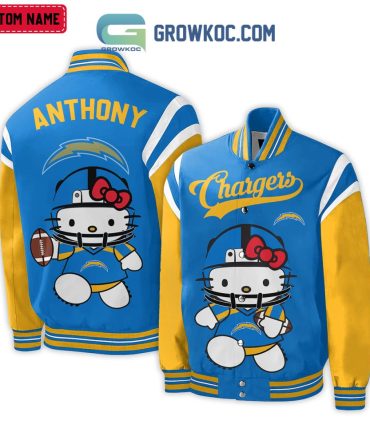 Custom Chargers Hello Kitty Jacket – Personalized Name, Stylish & Cozy