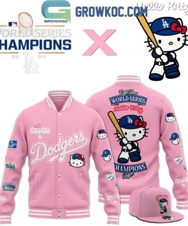 Limited Edition Dodgers X Hello Kitty Pink Jacket – Celebrate In Style!