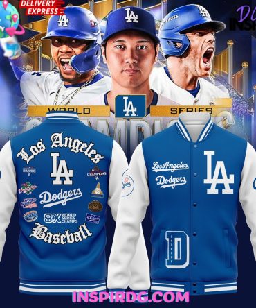 Los Angeles Dodgers 8-Time World Series Champions Special Blue Jacket