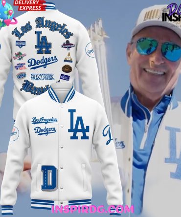 Los Angeles Dodgers 8-Time World Series Champions Special White Jacket