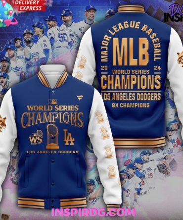 Los Angeles Dodgers 8X World Series Champion Special Edition Baseball Jacket