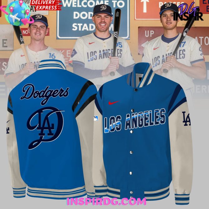 Los Angeles Dodgers City Connect 2024 Baseball Jacket