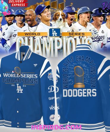 Los Angeles Dodgers World Series Champions 2024 Blue Baseball Jacket