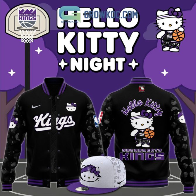 Hello Kitty X Sacramento Kings Jacket- Limited Edition Basketball Style