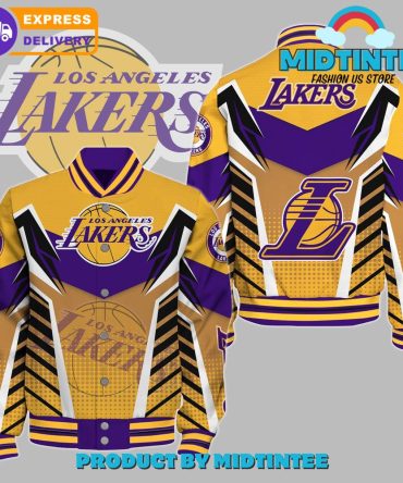 Express Delivery! Los Angeles Lakers Varsity Jacket - Stylish Fan Gear For Ultimate Team Spirit