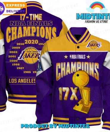 17X Nba Champions Jacket - Celebrate Lakers Legacy , Express Delivery