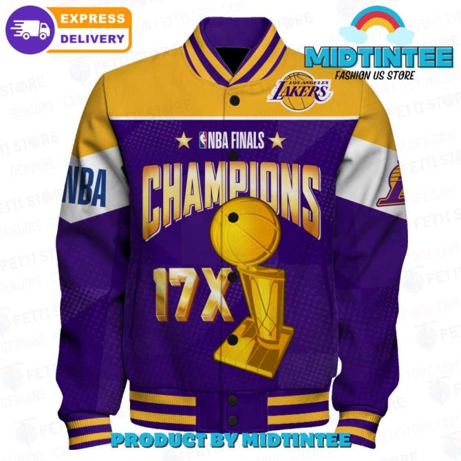 17X Nba Champions Jacket - Celebrate Lakers Legacy , Express Delivery - Image 2