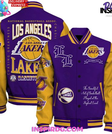 Los Angeles Lakers National Basketball Varsity Jacket